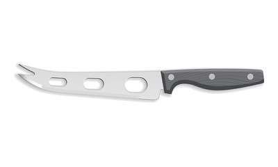Realistic vector cheese knife