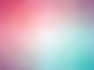 Abstract gradient pink purple green blue colored blurred backgro