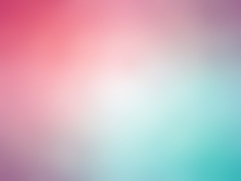 Abstract gradient pink purple green blue colored blurred backgro
