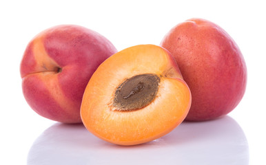Fresh ripe apricots