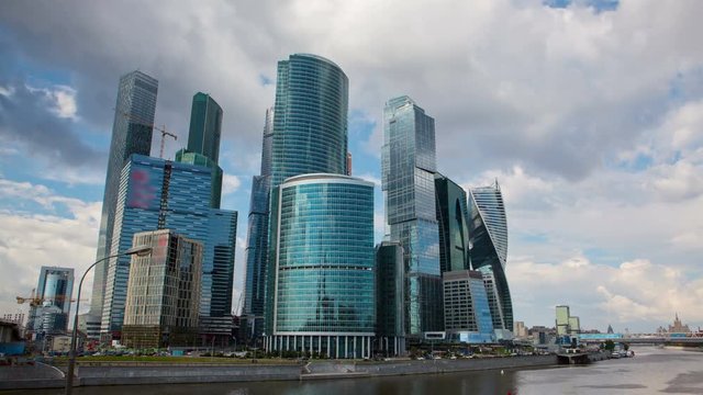 Moscow international business center. Moscow City. 