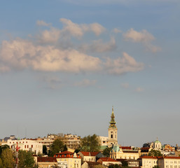 Fototapeta premium Panorama of Belgrade,capitol of Serbia