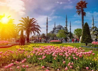 Zelfklevend Fotobehang Istanbul de hoofdstad van Turkije, oostelijke toeristische stad. © seqoya