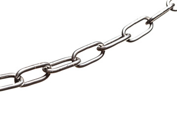 Chains white background