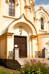 Fototapeta premium The Church of the Holy apostles Peter and Paul. Luban Leningrad region Russia