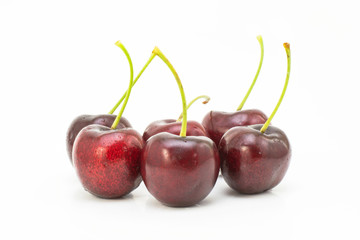 Cherry isolated on white background