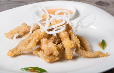 Fried pork in tempura