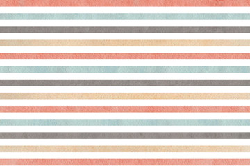 Watercolor gray, pink, beige and blue striped background. - 116713320
