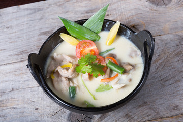 Thai coconut soup