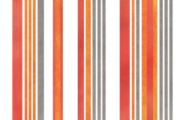 Watercolor orange, dark red and grey striped background.