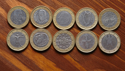 euro coins