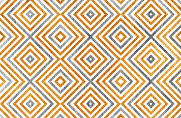 Geometrical silver pattern.