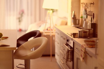 Modern kitchen interior