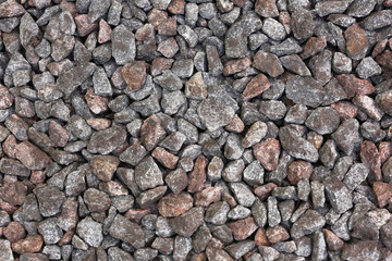 Crushed stone texture background