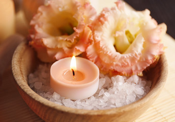Beautiful spa composition, closeup
