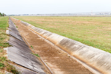 irrigation canal no water no rain