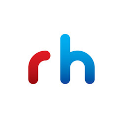 rh logo initial blue and red