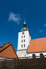 Fototapeta premium Die Sankt-Marien-Kirche in Loitz