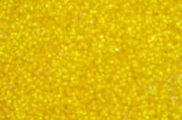 Abstract blur background : Beautiful yellow gold Bokeh