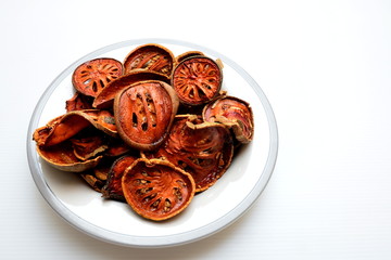 Dried Quince herbs, boil water taste sweet