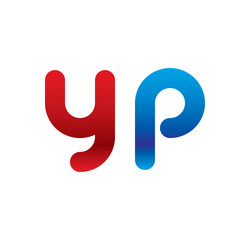 yp logo initial blue and red