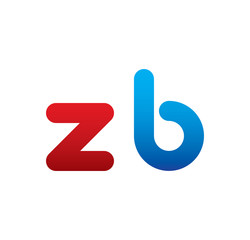 zb logo initial blue and red