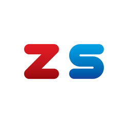zs logo initial blue and red