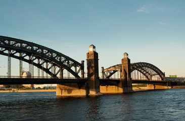 The Bridge of Peter the Great. Saint Petersburg, Russian Federation.