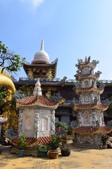 Fototapeta premium Chau Thoi temple in Binh Duong province, Vietnam