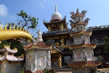 Chau Thoi temple in Binh Duong province, Vietnam
