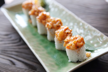 Japanese food maki sushi