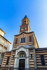 Fototapeta na wymiar Chiesa di San Giovanni Evangelista in Turin, Italy