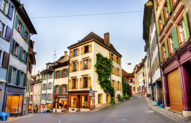 Fototapeta na wymiar Buildings in the city centre of Basel