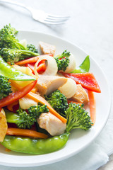 stir fry with chicken