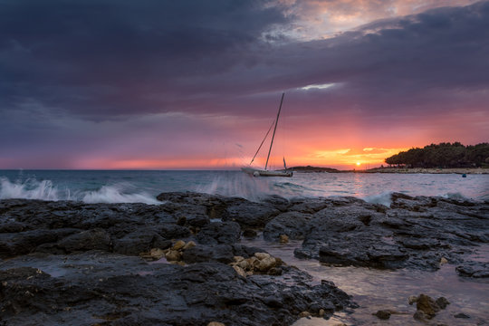 Croatia, coast of Istria near Rovinj