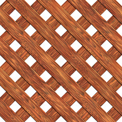   fence made of boards seamless texture 3D illustration