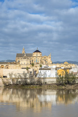 Fototapeta na wymiar Panoramic view of ancient centre of Cordoba, Mosque-Cathedral. Andalusia. Spain.