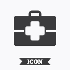 Medical case sign icon. Doctor symbol.