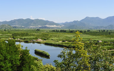 Im Delta des Flusses Neretva in Kroatien