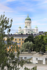 Beautiful panorama of Helsinki, Finland