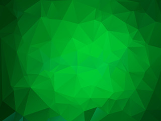 Fototapeta na wymiar Green bright triangle polygon background Vector frame. Abstract Geometrical Backdrop. Geometric design for business presentations or web template banner flyer. monochrome. Illustration pattern eps10