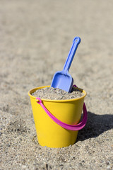 Spade in a bucket