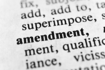 Obraz premium Amendment