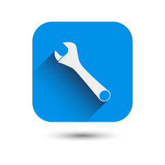 Wrench flat icon
