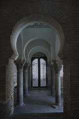 Fototapeta na wymiar Cristo de la Luz Historical Mosque Toledo, Spain