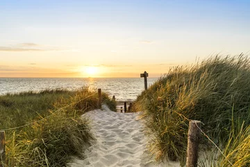 Raamstickers duinen op het strand © marcus_hofmann