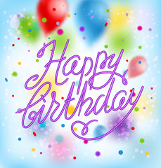 Happy birthday background