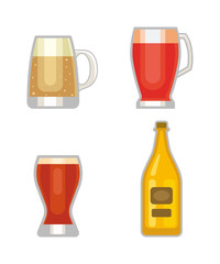 Beer vector cup