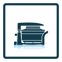 Electric convection oven icon