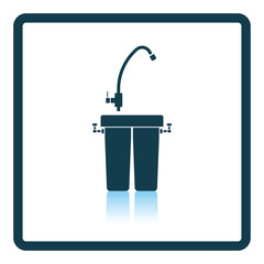Obraz premium Water filter icon